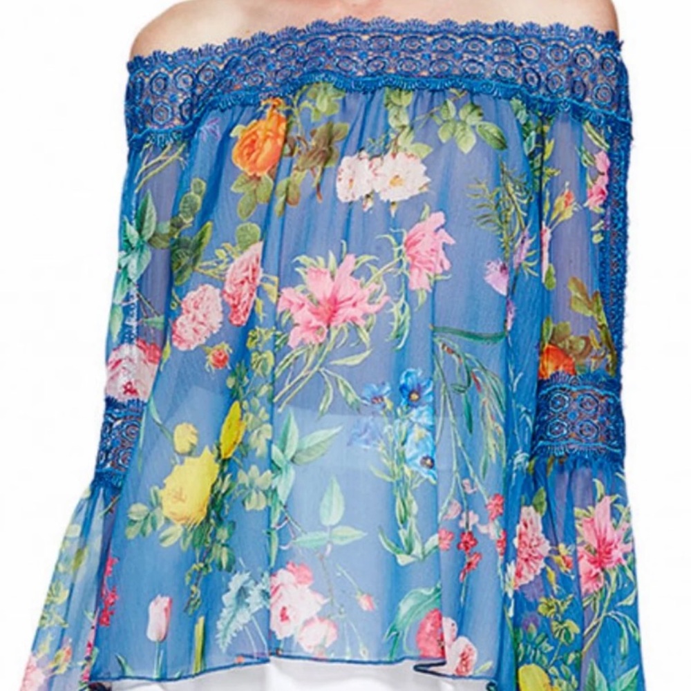 TADASHI SHOJI MAILYS OFF-THE-SHOULDER TOP SZ 18
